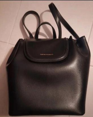 borsa, zainetto emporio armani