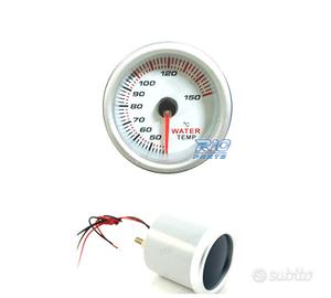 OROLOGIO TEMPERATURA ACQUA SFONDO BIANCO ILLUMINAT