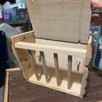 Porta fieno di legno