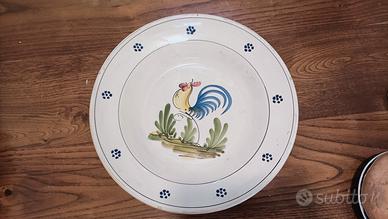 Piatto antico in ceramica 