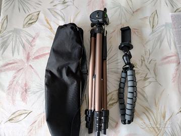 treppiede telecamera e selfie cellulare amazon