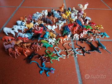 Set figure animali mini giocattoli 