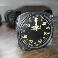 Gage Manifold Pressure Dual strumento aereo Ranco 