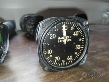 Gage Manifold Pressure Dual strumento aereo Ranco 