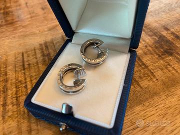 Orrechini B.Zero1 Bulgari in oro bianco originali