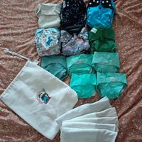 Pannolini riutilizzabili/pannolini di stoffa di di