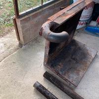 Caldaia ventilazione area calda per camino