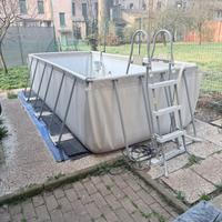 Piscina 4 metri per 2 con pompa a sabbia