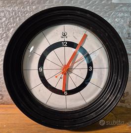 Orologio da parete nero Ritz Italora Milano 