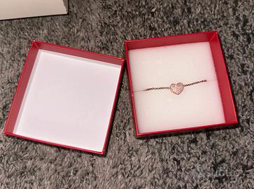Bracciale Histoire d’Or con cuore di brillantini