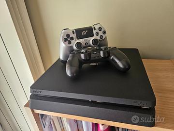 PS4 slim 500GB + 2 controller originali