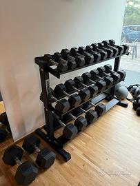 Manubri HEX Dumbbells 2/4/5/7/10/12,5/15/17,5 kg