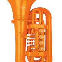 Basso Tuba in Bb Cool Wind In ABS cilindri arancio