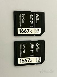 Lexar SD XC V 60 II 64 GB 1667X