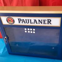 Insegna tabella bacheca vetrina pub birra Paulaner