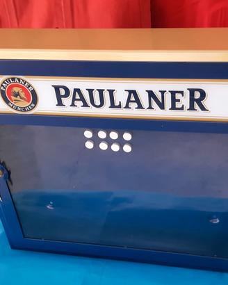 Insegna tabella bacheca vetrina pub birra Paulaner