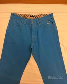 Pantaloni turchese Burberry