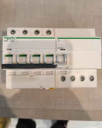 Schneider iC60H 40A 4poli + Vigi iC60