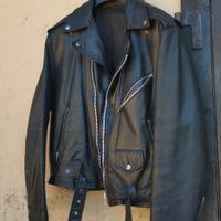 chiodo in vera pelle 