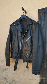 chiodo in vera pelle 