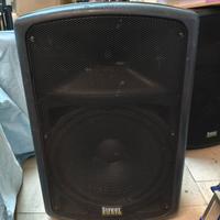 Coppia casse amplificate dj Street Audio Sp315A