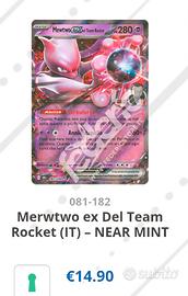 MEWTWO EX 81/182 rivali predestinati 