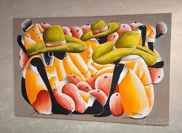 Batik 2000*1000mm dipinto a mano