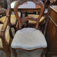 Bella sedia singola dell'800 