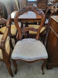 Bella sedia singola dell'800 