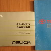 Libretto d'uso e manutenzione Toyota Celica