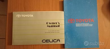 Libretto d'uso e manutenzione Toyota Celica