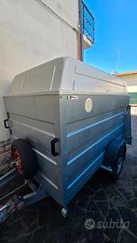 Rimorchio Cresci PT6F 750 Kg con rampa