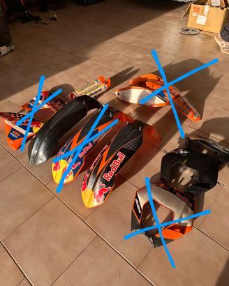 Plastiche ktm 