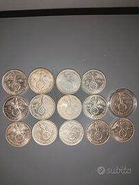 14 Monete 5 Reichsmark Argento