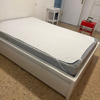 Letto ikea Malm + materasso (valore 618)