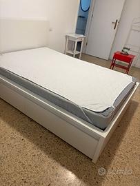 Letto ikea Malm + materasso (valore 618)