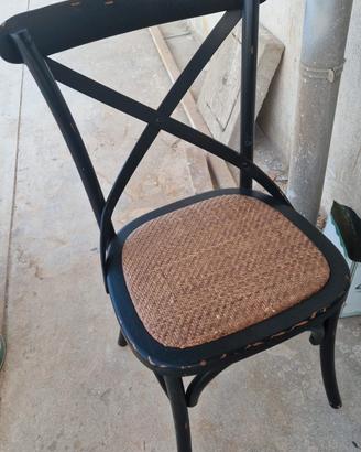 sedie thonet  nero consumato 