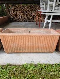 vasi fiori in terracotta 