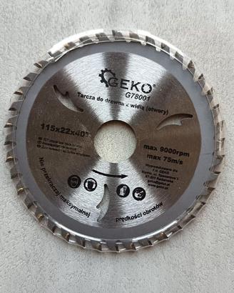 Lama sega circolare 115mm (22mm) 40 denti – NUOVA