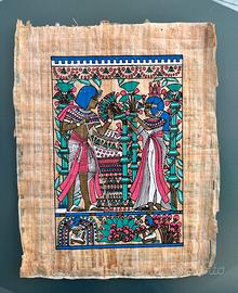 Papiro egiziano decorato a mano