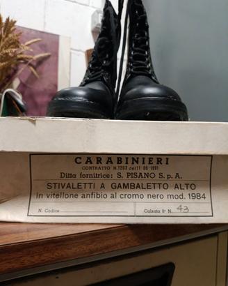 Stivaletti anfibi Arma Carabinieri