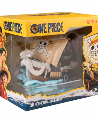 Calendario perpetuo 3D di One Piece Going Merry Na