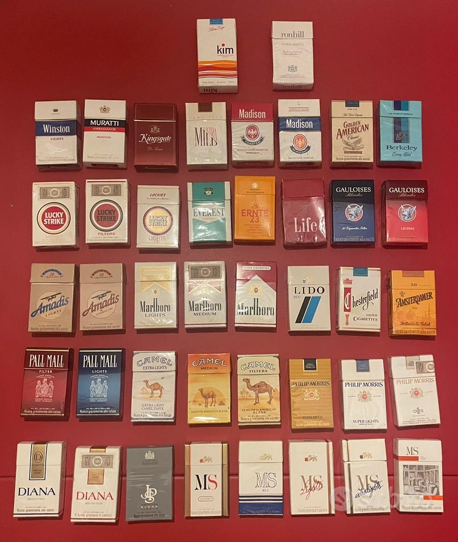 Collezione pacchetti di sigarette vuoti anni 90 - Collezionismo In ...