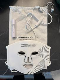 Maschera LED viso a luce rossa
