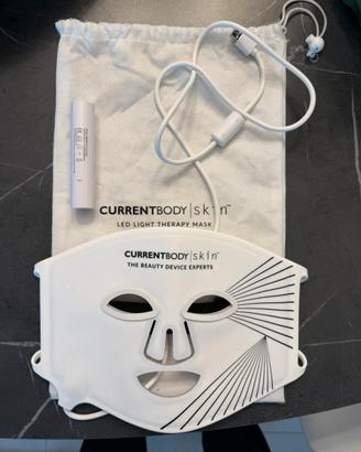 Maschera LED viso a luce rossa