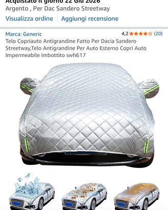 Telo auto anti grandine