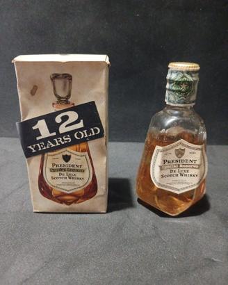 Mignon Whisky President 12 Years Old anni ’70 con