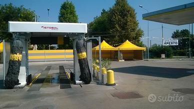 Gazebo 4x4 ignifugo certificato colore Giallo