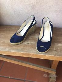 Sandali zeppa Primadonna nr.37 blu