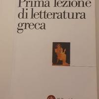 Montanari F, Prima lezione di letteratura greca
